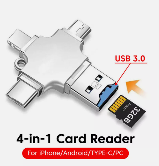 UniRead 4-in-1 Smart Card Adapter